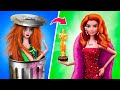 Transformación de Muñeca Barbie / 10 DIYs en Miniatura para Barbie