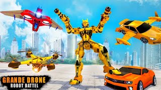 Robot Car Transform : Robot Transform Games Android IoS Gameplay | Robot Berubah Jadi Mobil screenshot 2