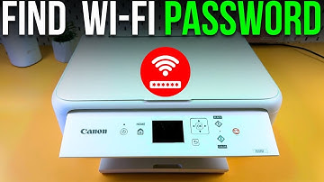 How Do I Find the Wi-Fi Password on My Canon Pixma TS5151?