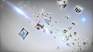 Multi Screen logo Sting using multi shader in c4d