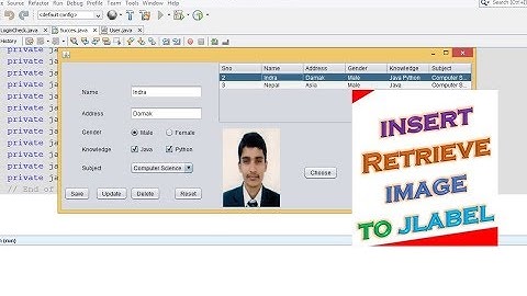 Store Image in SQL Server using Java Netbeans