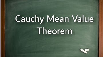 Cauchy mean value theorem in urdu /hindi