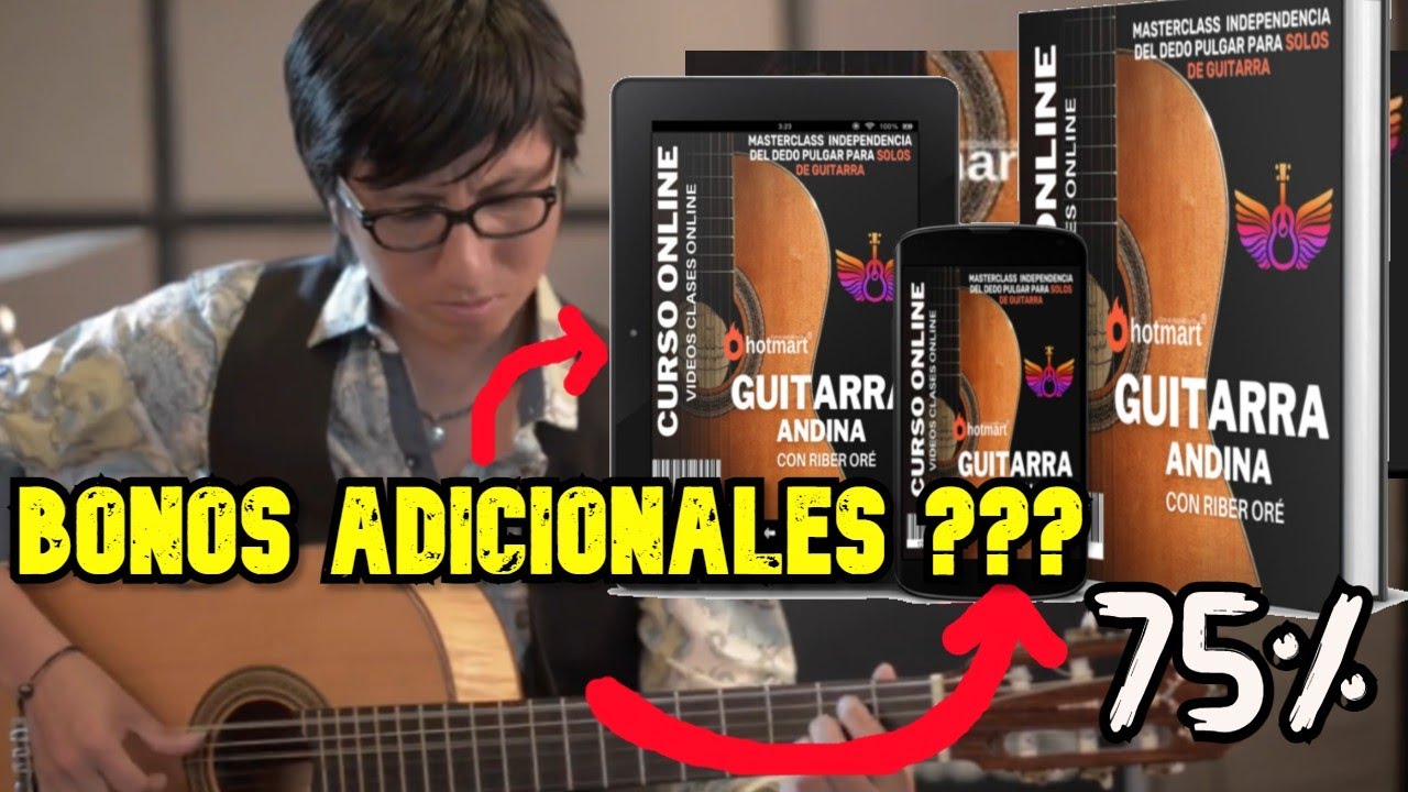 Curso Guitarra Andina - Curso guitarra andina Riber ore + BONOS ADICIONALES  - Como inscribirse? 2021 - YouTube