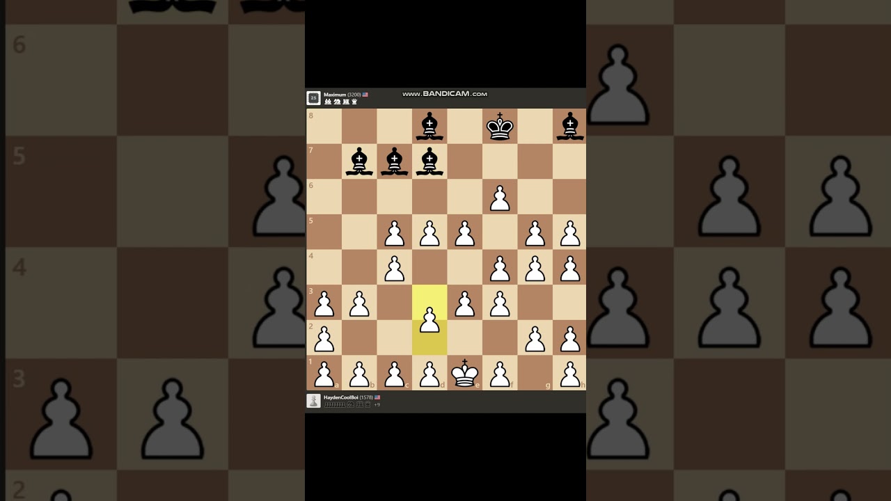 Круговая игра по шахматам, партия 2: Пешки против слонов 