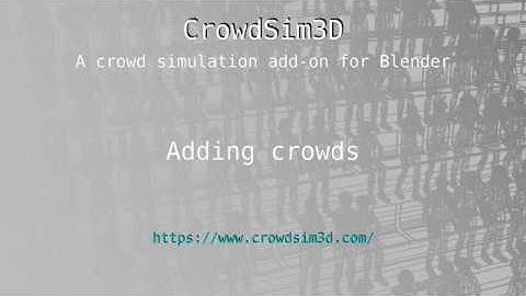 CrowdSim3D feature videos [2/3]