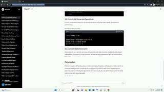 Does Python have trouble with large numbers lists or is there something wrong with my code