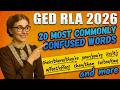 GED RLA 2026 | 20 Most Commonly Misused Words | 95% Get These Wrong
