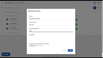 Exabyte.io Tutorial: Upload External Job Data