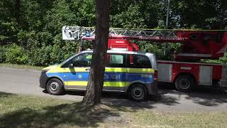 (Räumungsalarm) - ausgelöste BMA Schule Plattenhardt - Einsatzfahrten und Einsatzstelle