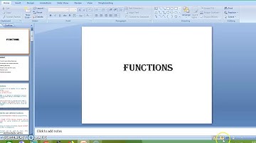 User Defined Functions in C  language