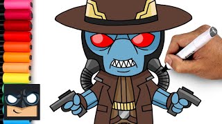 how to draw cad bane star wars