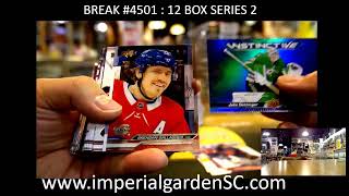 BREAK #4501 : 12 BOX 2023-24 #upperdeck SERIES 2 HOBBY NHL HOCKEY BOX CASE BREAK