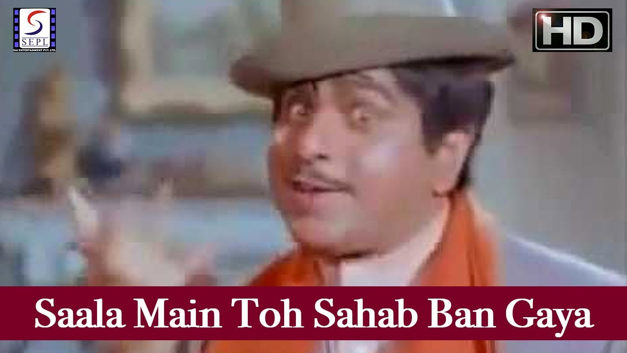 Saala Main Toh Sahab Ban Gaya | Kishore Kumar, Pankaj Mitra | Sagina | Dilip Kumar, Saira Banu - YouTube