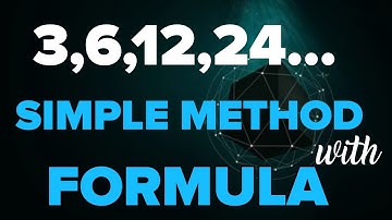 Find Out Any POSITION In Series Of 3,6,12,24,48...With Simple Method..