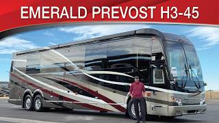 Emerald Luxury Coaches Prevost H3-45 Double Slide Bus Conversion
