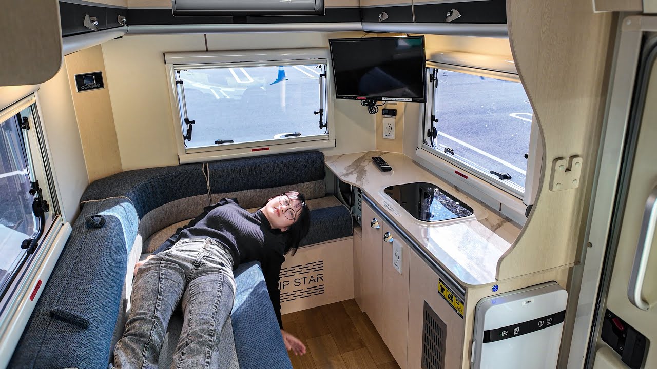 The perfect small camper van for solo travel - YouTube
