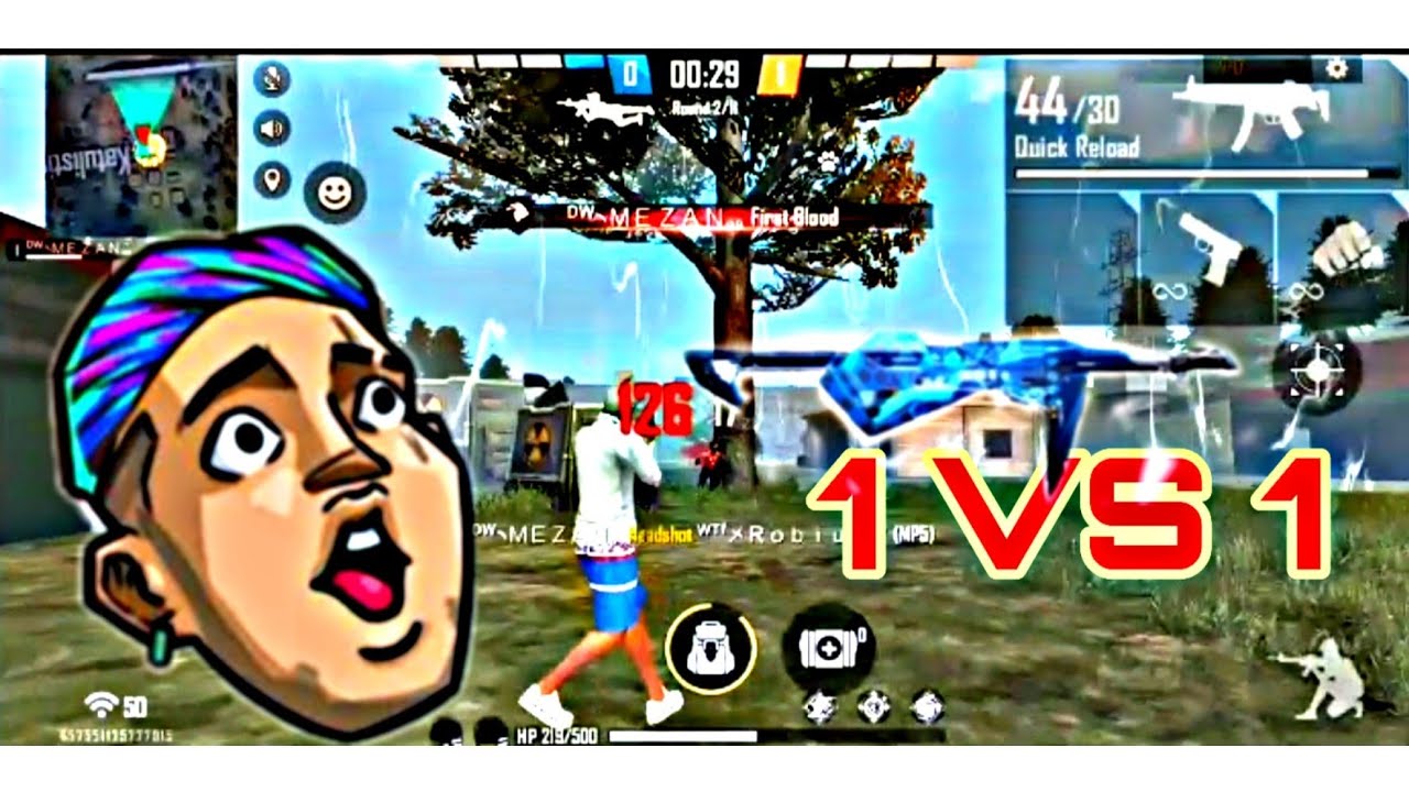 1 VS 1 customs -free fire game play -enjoy the videos guys ...