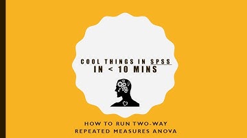 How to run two-way repeated measures ANOVA in SPSS