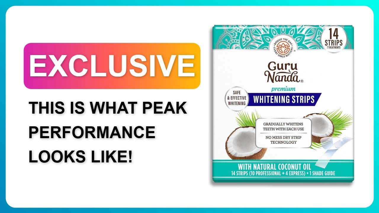 REVIEW (2026): GuruNanda Teeth Whitening Strips | THIS IS WHAT PEAK PERFORMANCE LOOKS LIKE!