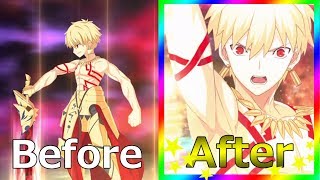 【FGO】ギルガメッシュ  新・旧モーション&バトルキャラ比較【バトルインニューヨーク 2019】