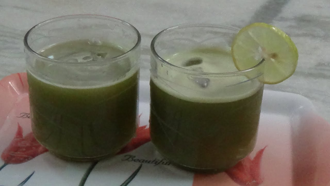 Mint Lemon Juice /  Pudhina Juice / Mint Lime Juice - Summer Special- by Healthy Food Kitchen