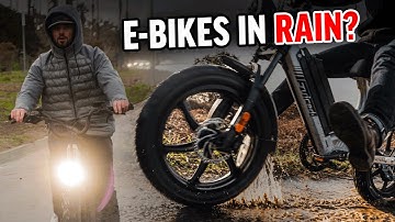 Can You Ride an E-Bike in the Rain?