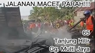 Tanjung Hilir Pontianak Membara Macet Panjang Harus Dihajar Demi Menyelamatkan Harta Benda