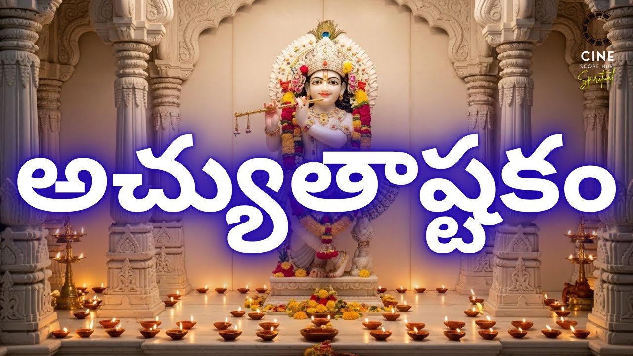 అచ్యుతాష్టకం | Achyutam Keshavam | శ్రీ కృష్ణ భక్తి గీతం | Meditative Devotional Song