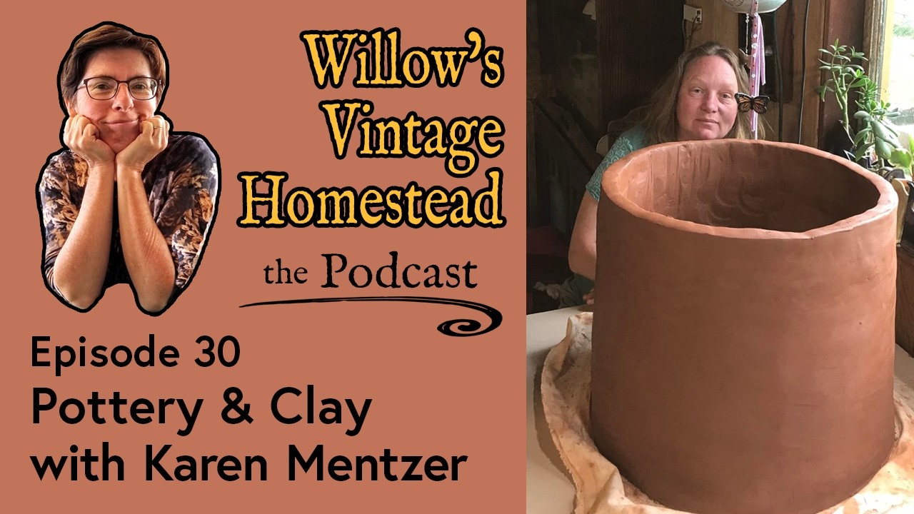 Гончарное дело и работа с глиной с Карен Менцер - Подкаст WVH № 30