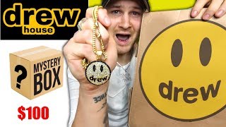 WHATS INSIDE A $100 DREW HOUSE Mystery Box From JUSTIN BIEBER!!.. (YUMMY?)