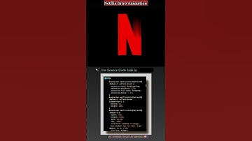 Netflix Intro Animation CSS | Day 26 #shorts #netflix