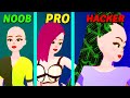 Noob vs pro vs hacker    wig master