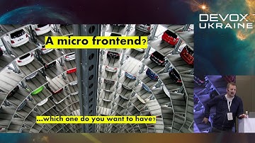 DevoxxUA 2018: Micro Frontends – a strive for fully Verticalized Systems (David Leitner)