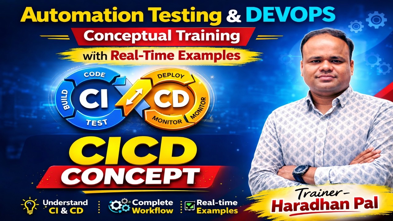 Automation Testing & DEVOPS Conceptual Training with Real-time Examples ...
