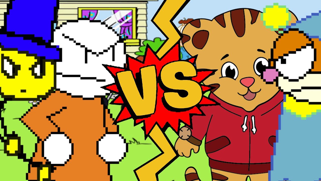 M.U.G.E.N. Battles | Bob Stickman/Cartoon Guy vs Daniel Tiger/Geno ...