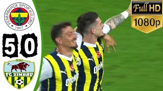 Fenerbahçe 5-0 FC Zimbru Geniş Maç Özeti 26.07.2023 | Avrupa Konferans Ligi