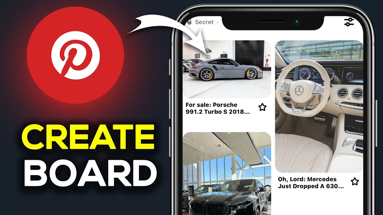 How To Create A Board Of Pinterest - Easy Guide - YouTube