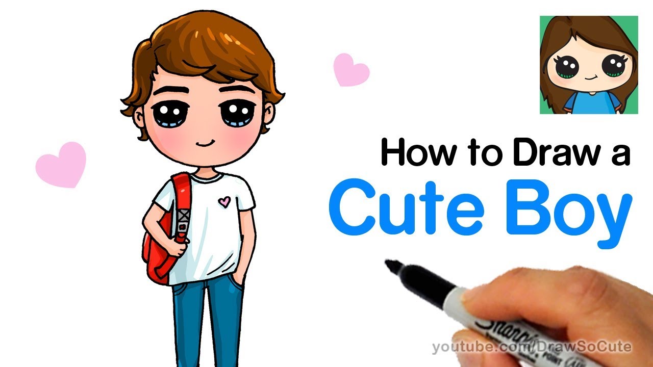 How to Draw a Cute Boy Easy 