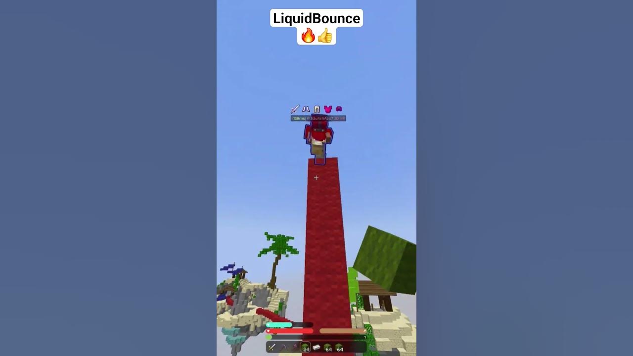 LiquidBounce 🔥👍 #shorts #minecraft #trending #fyp #client #pvp #god #hacker #fly #hack #best #wow