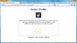 HTML Tutorial 24   Profile Pages Part 1 Wealth