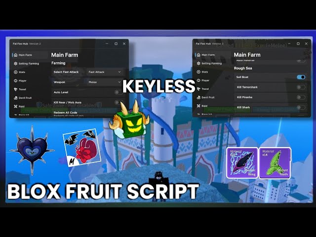 Grind your bloxfruits account to max level using scripts by Enguunblox