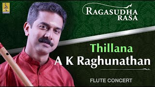 Video thumbnail of "Thillana | a flute concert by A.K.Raghunathan | Ragasudharasa"