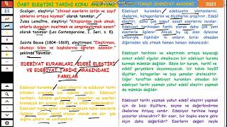 1 - Öabt Eleşti̇ri̇ Tari̇hi̇ - Eleşti̇ri̇ni̇n Tanimi, Kapsami, Siniflandirilmasi, Ni̇teli̇kleri̇ - 