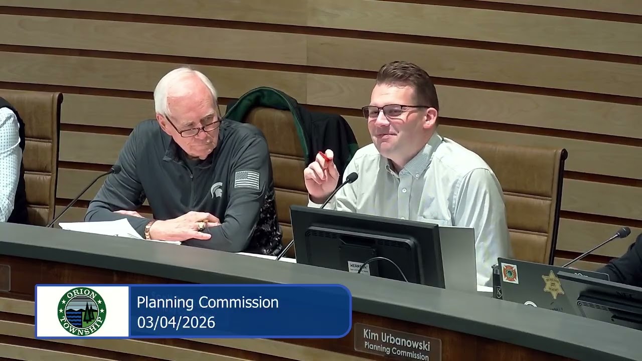 Orion Township Planning Commission Meeting 03-04-2026