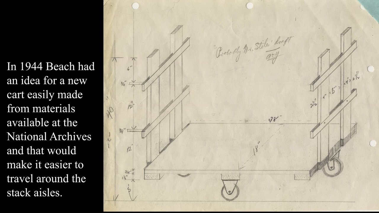 Helen Beach, Archivist at the National Archives, and inventor for Women's History Month