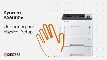 ECOSYS PA6000x/PA5500x/PA5000x/PA4500x Unboxing