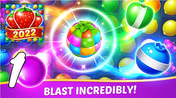 Fruit Diary - Match 3 Puzzle Gameplay Walkthrough #1 (Android, IOS)