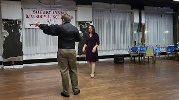 Nightclub Two Step - Shoulder Checks with Alternating Side Cross Basics to Wheel and Spin