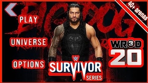 New WR3D mod 2K20 by HHH 2020 mod link released finally Menu + new Moves