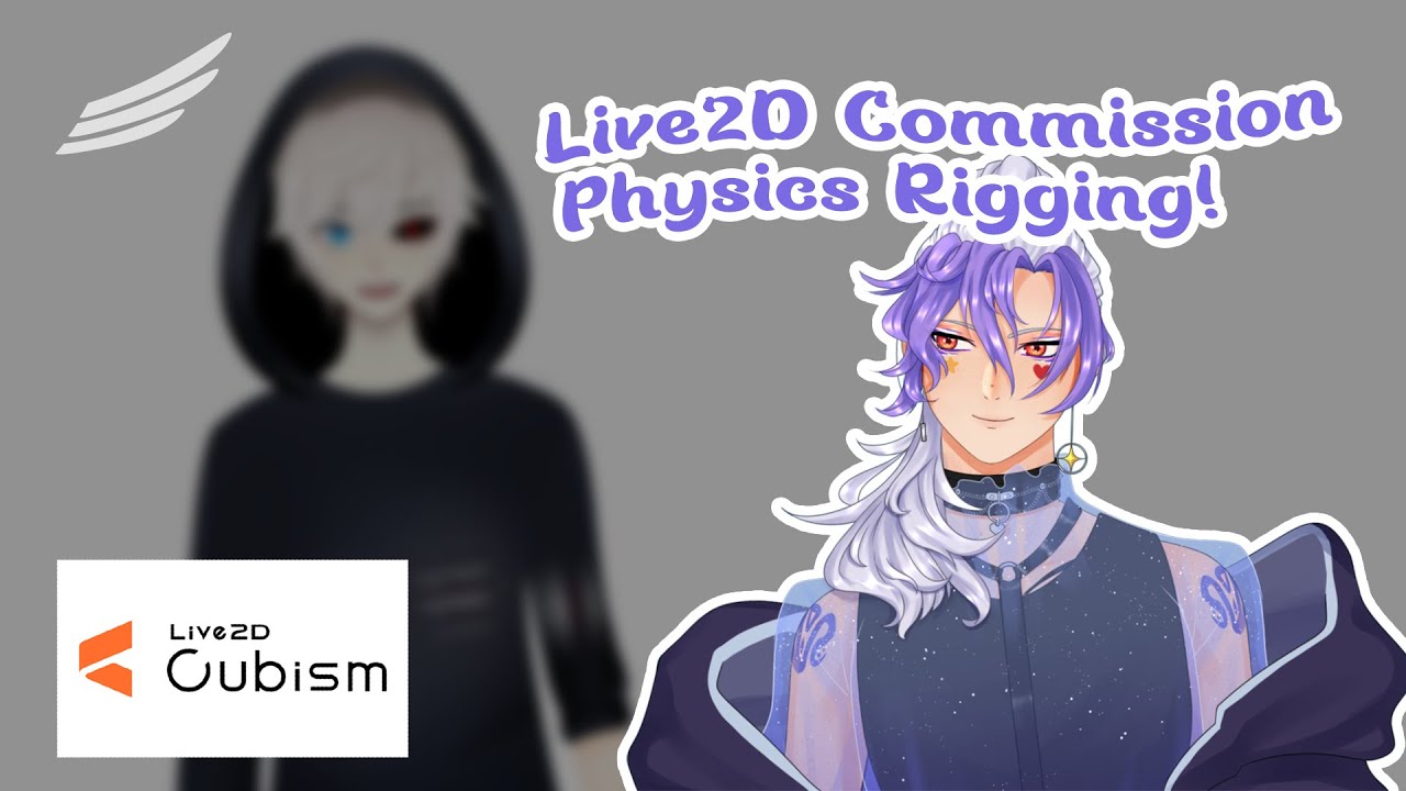 🍵 Physics rigging for my first L2D comm!!【Live2D】 - YouTube